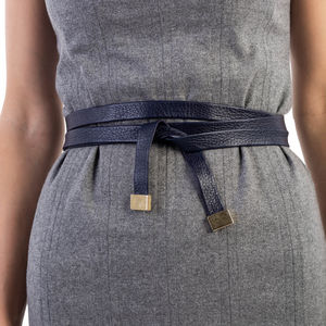 BEYMEN NAVY CLASSIC BELT | WOMENS